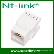 180 grados de alta calidad UTP gato 5e rj45 keystone jack